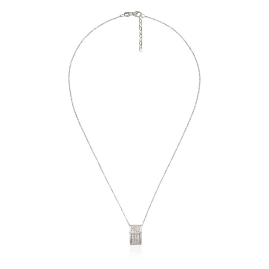 Orphelia Dames 925 Sterling Zilveren Ketting met Hanger - Zilver ZH-4562 - Afbeelding 2