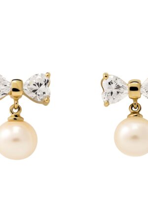Alternative view of Orphelia 'Sparkle' Dames 925 Sterling Zilveren Oorringen - Goud ZO-7512