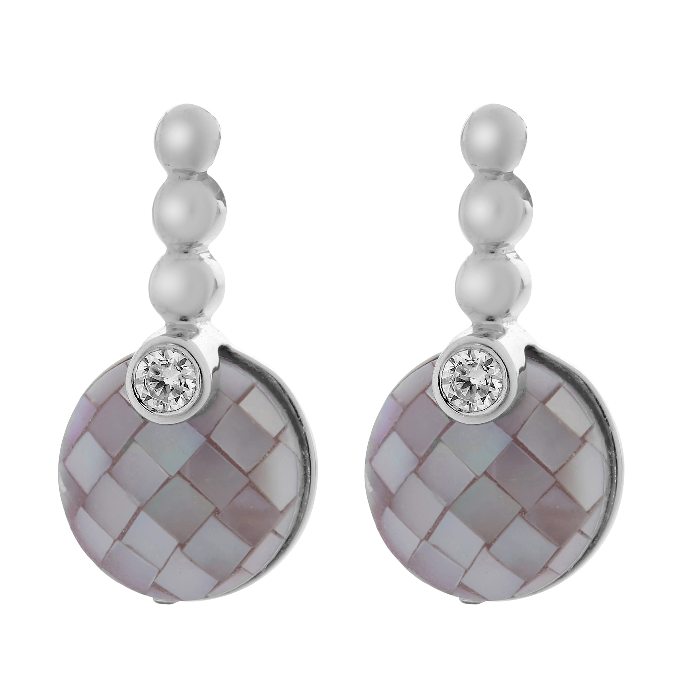 Orphelia 'Vera' Dames 925 Sterling Zilveren Hangoorbellen - Zilver ZO-7231