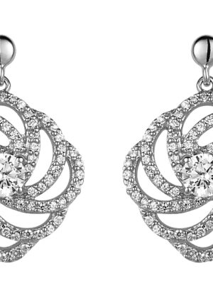 Orphelia Dames 925 Sterling Zilveren Oorbellen - Zilver ZO-5178