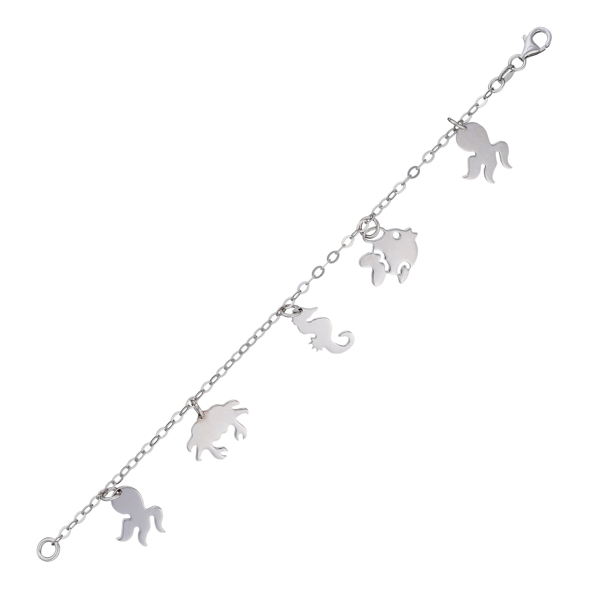Orphelia Dames 925 Zilveren Armband - Zilver ZA-1638