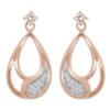 Orphelia 'Minna' Dames 925 Sterling Zilver Oorbellen - Roze ZO-7228