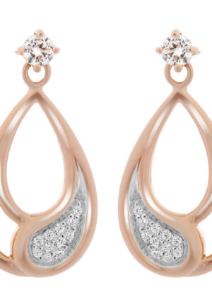 Orphelia 'Minna' Dames 925 Sterling Zilver Oorbellen - Roze ZO-7228