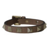 Valentino Garavani Rockstud Armband in Bruin Kalfsleer