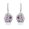 Orphelia 'Marosetti' Dames 925 Sterling Zilveren Dangle Oorbellen - Zilver ZO-7427