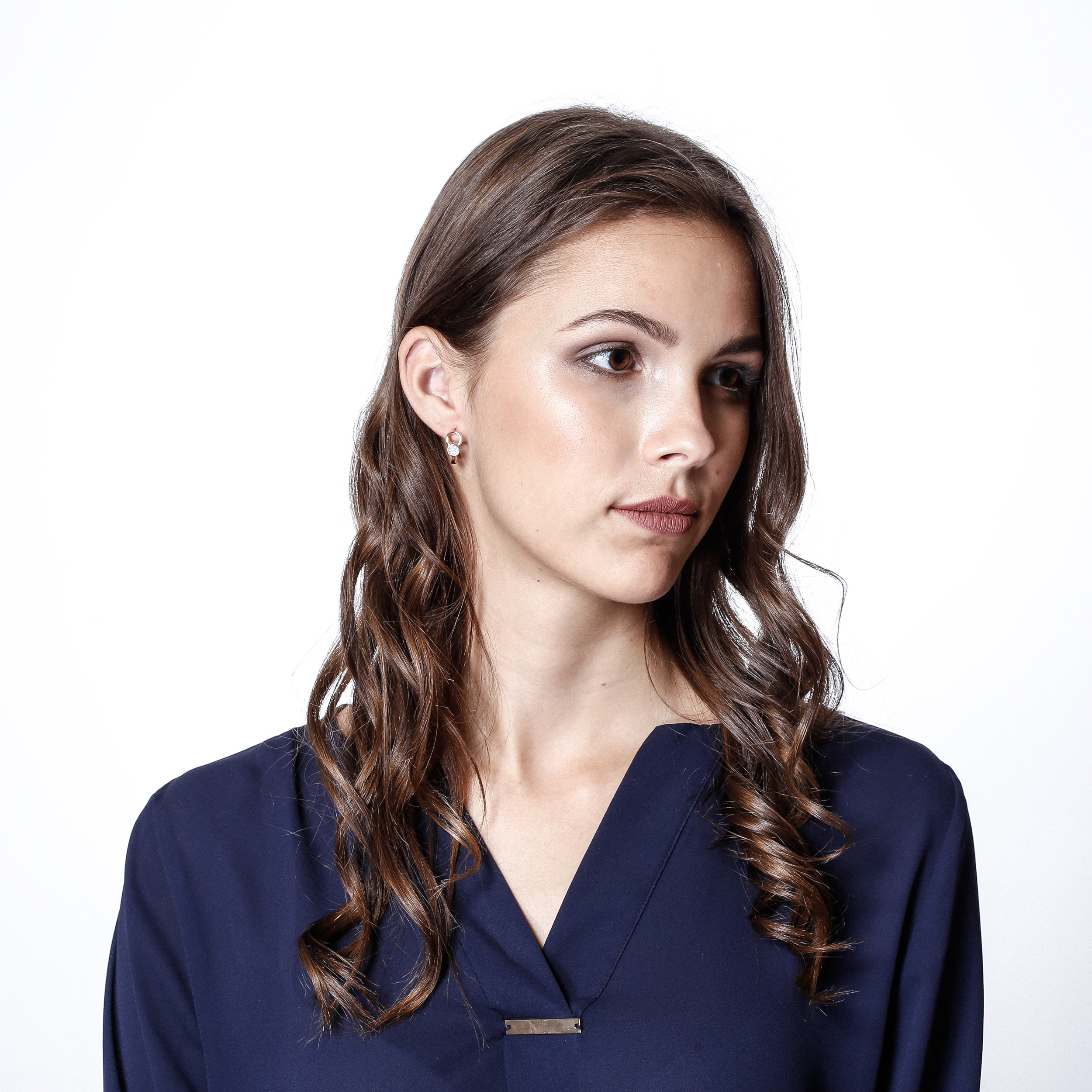 Orphelia 'Ambra' Dames 925 Sterling Zilveren Oorbellen - Roze ZO-7439 - Afbeelding 2