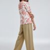 T-shirt Auri Ecru Palmer print - Afbeelding 4