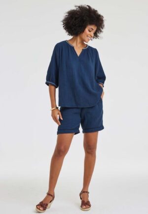 Blouse Salina Dark blue