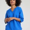 Blouse Salina Ampora blue - Afbeelding 2