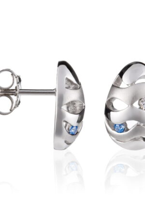 Orphelia Dames 925 Sterling Zilveren Oorbellen - Zilver ZO-5910