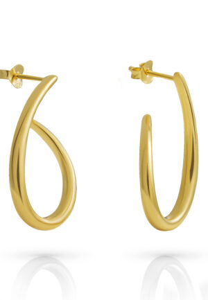 Orphelia 'Cherry' Dames 925 Sterling Zilveren Oorbellen - Goud ZO-7551/G