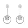 Orphelia 'Alessia' Dames 925 Sterling Zilveren Oorbellen - Zilver ZO-7382