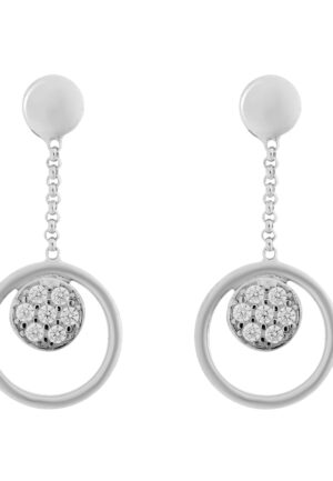 Orphelia 'Alessia' Dames 925 Sterling Zilveren Oorbellen - Zilver ZO-7382