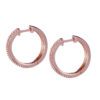 Orphelia 'Pascaline' Dames 925 Sterling Zilveren Oorbellen - Roze ZO-7448