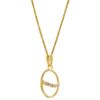 Orphelia 'Amaliada' Dames 925 Sterling Zilveren Hangertje met Ketting - Goud ZH-7572 - Afbeelding 2