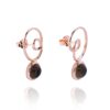 Orphelia 'Eugenia' Dames 925 Sterling Zilveren Oorbellen - Roze ZO-7495 - Afbeelding 2