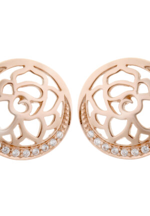 Orphelia 'Blair' Dames 925 Sterling Zilveren Stud Oorbellen - Roze ZO-7089/1