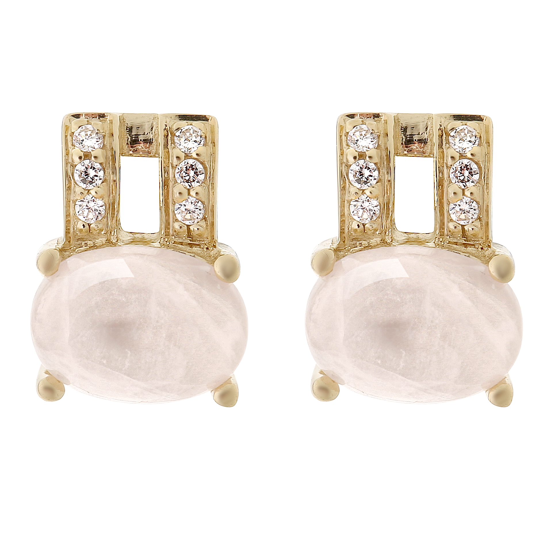 Orphelia 'Alena' Dames 925 Sterling Zilveren Oorbellen - Goud ZO-7122/G