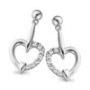 Orphelia Dames 925 Zilveren Hangende Oorbellen - Zilver ZO-5106