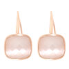 Orphelia 'Isabella' Dames 925 Sterling Zilveren Oorbellen - Roze ZO-7198/CR