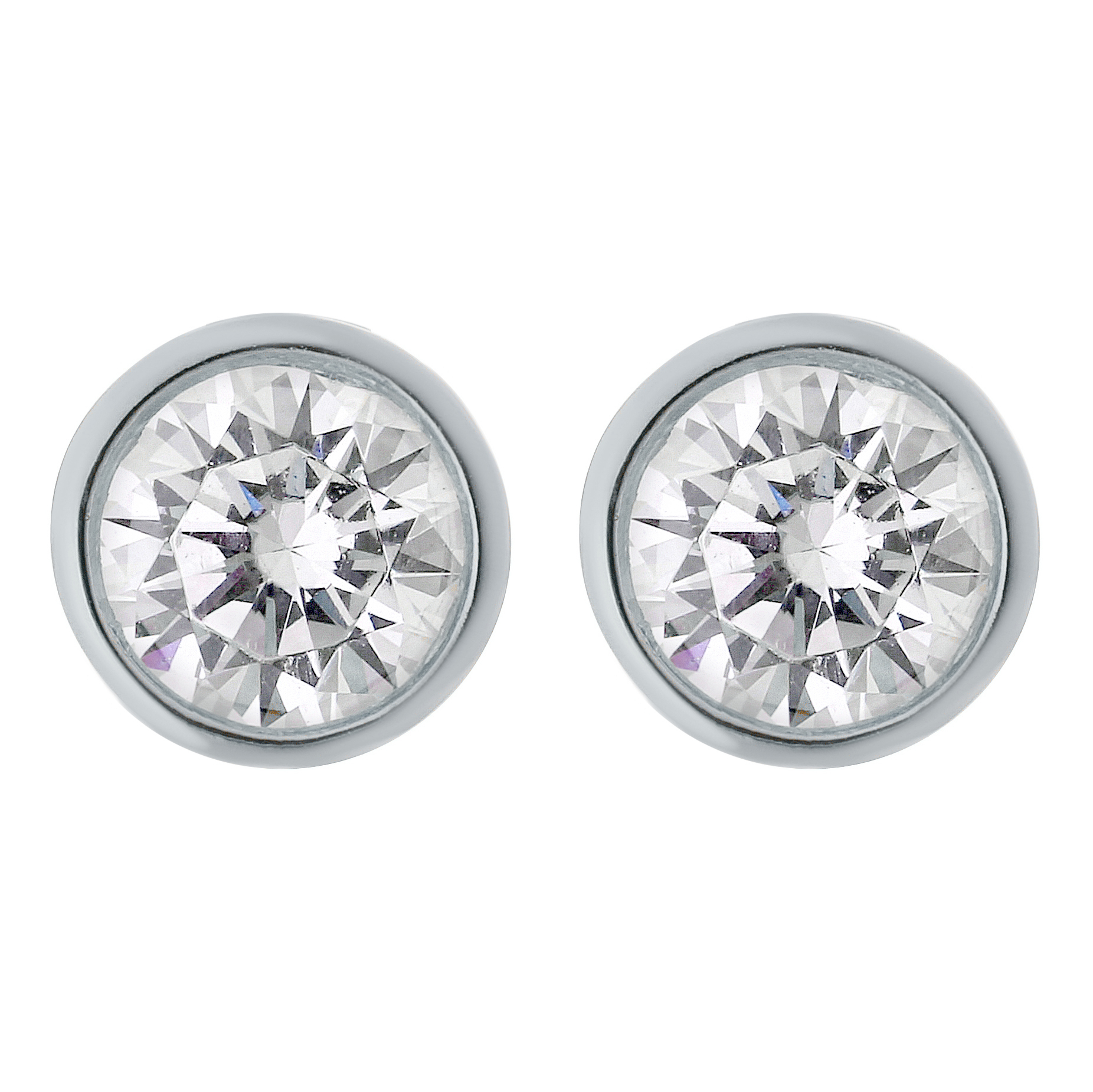 Orphelia Dames 925 Sterling Zilveren Stud Oorbellen - Zilver ZO-6079