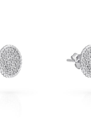 Orphelia 'Bella' Dames 925 Sterling Zilveren Stud Oorbellen - Zilver ZO-7565