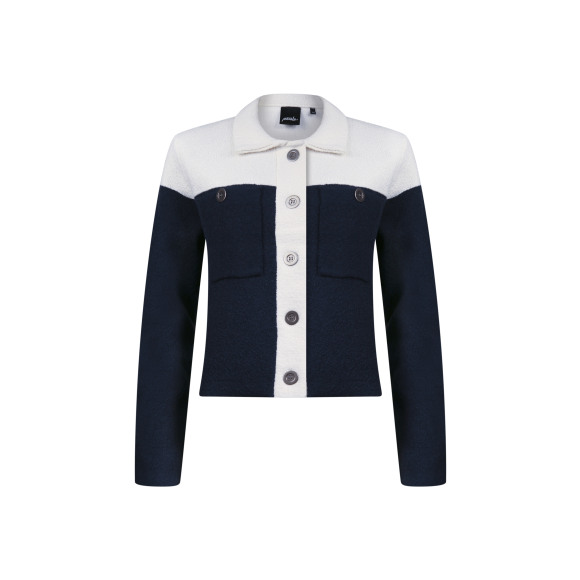 Poools - Blauw | Dames | Vest | Blauw | 46 | regular | Kamst mode