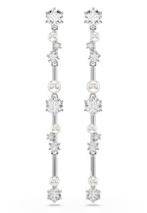 Swarovski 'Constella Bars' Dames Oorbellen van Basismetalen - Zilver 5705614