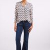 Blouse Lola Offwhite Flint print - Afbeelding 2