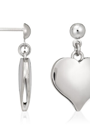 Orphelia Dames 925 Zilveren Oorbellen - Zilver ZO-5071