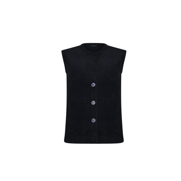 Roberto Sarto - D.Blauw | Dames | Gilet | D.Blauw | 44 | regular | Kamst mode