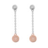 Orphelia 'Aurelie' Dames 925 Sterling Zilveren Pendantes - Zilver/Rozé ZO-7385
