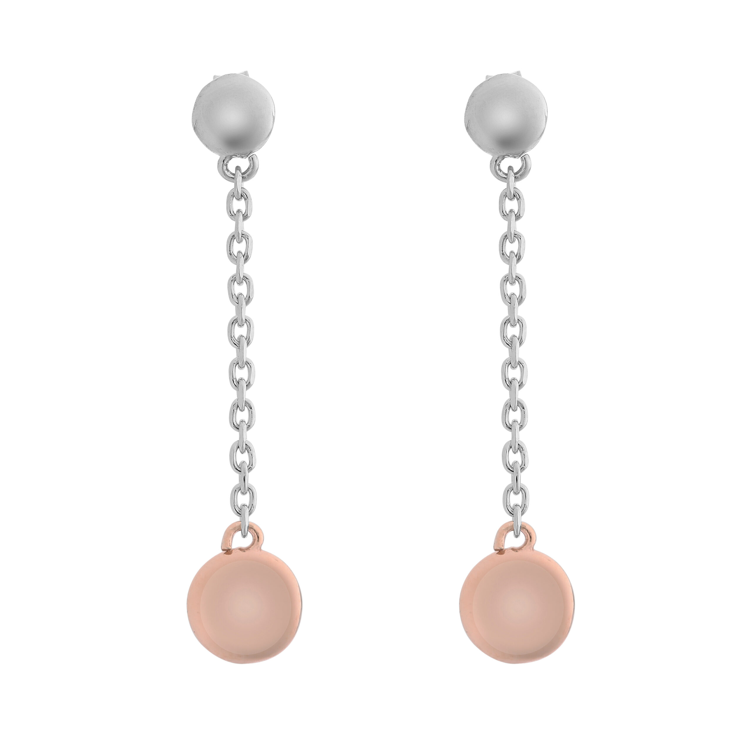 Orphelia 'Aurelie' Dames 925 Sterling Zilveren Pendantes - Zilver/Rozé ZO-7385