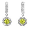 Orphelia 'Bristol' Dames 925 Sterling Zilveren Hangoorbellen - Zilver ZO-7579/G