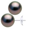 Oorbellen - Wit Goud 375 - Echte Cultuur Tahiti Parel Ronde 10-11 mm