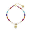 Luxenter 925 Sterling Zilveren Armband met Veelkleurig Kristal in 18K Geel Goud - Shasha - Afbeelding 2