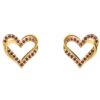 Orphelia 'Cecilia' Dames 925 Sterling Zilveren Oorknopjes - Goud ZO-7584/R