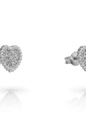 Orphelia 'Elite' Dames 925 Sterling Zilveren Stud Oorbellen - Zilver ZO-7566