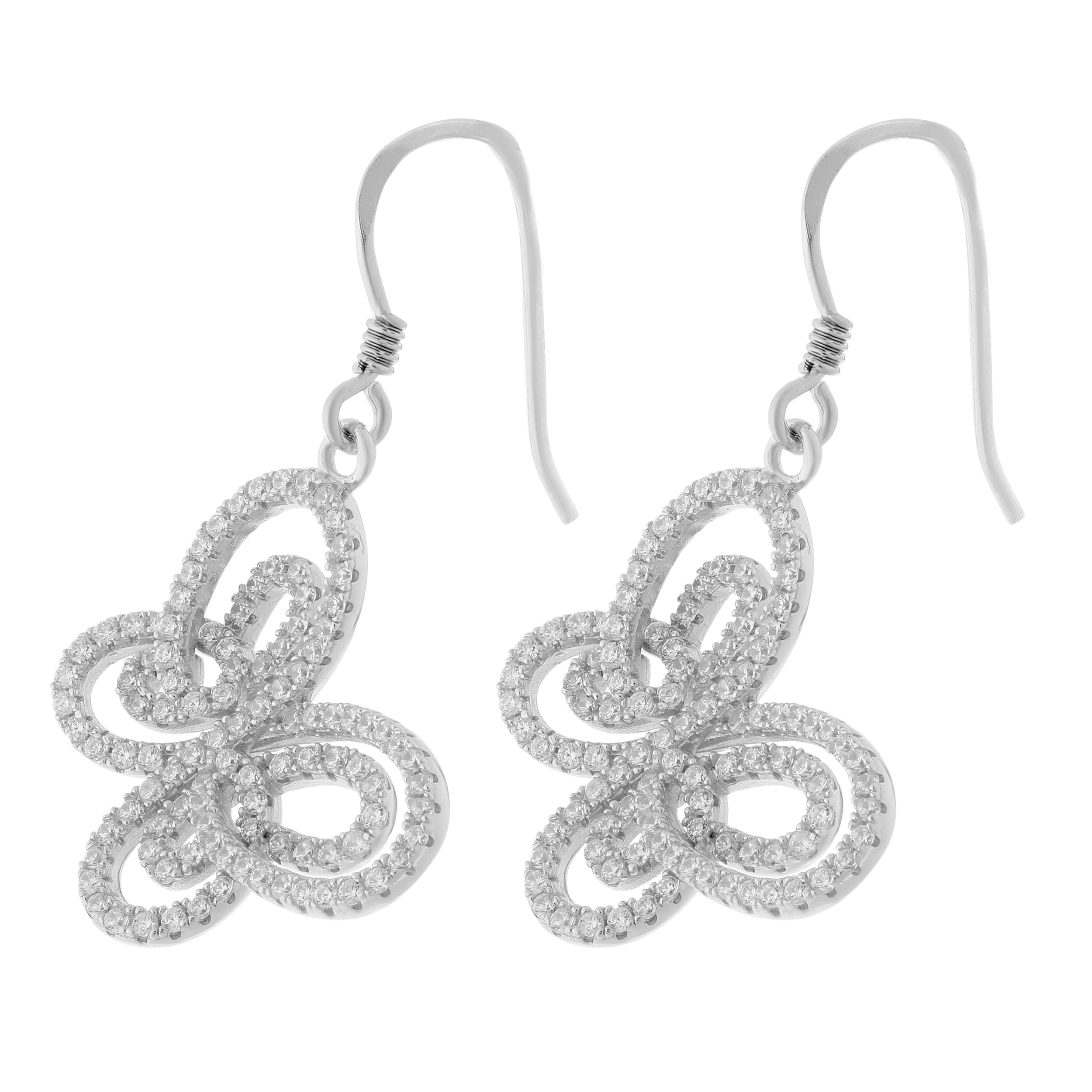 Orphelia Dames 925 Sterling Zilveren Oorbellen - Zilver ZO-5264 - Afbeelding 2