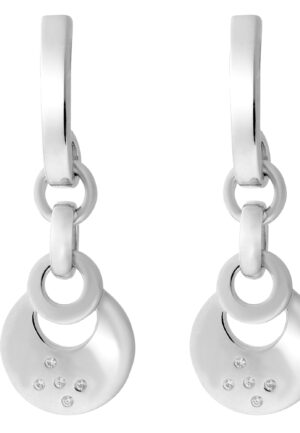 Orphelia 'Saga' Dames 925 Sterling Zilveren Oorbellen - Zilver ZO-7072