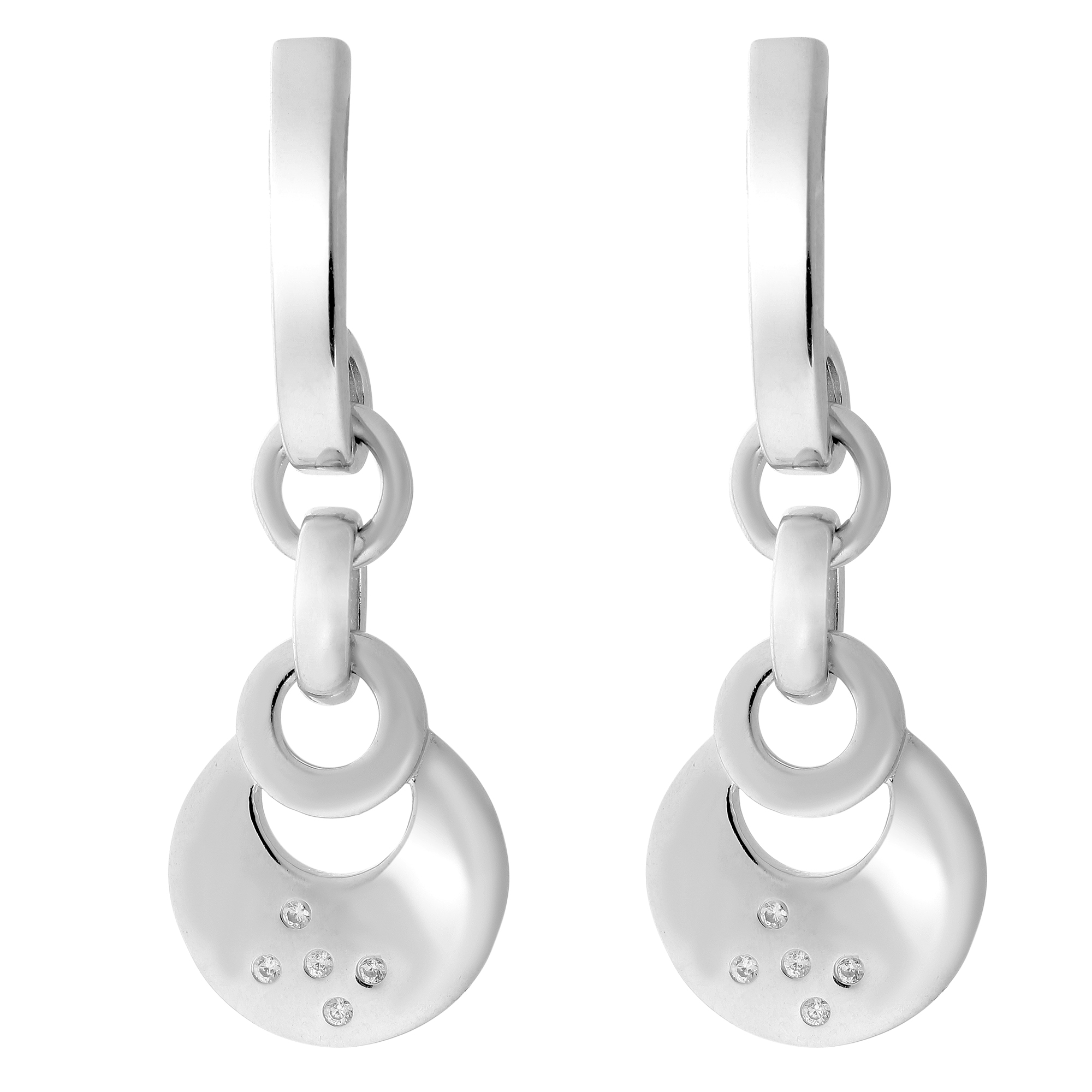 Orphelia 'Saga' Dames 925 Sterling Zilveren Oorbellen - Zilver ZO-7072