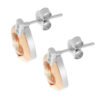 Orphelia 'Athena' Dames 925 Sterling Zilveren Stud Oorbellen - Zilver/Rosé ZO-7113