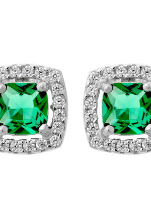 Alternative view of Orphelia 'Faustine' Dames 925 Sterling Zilveren Stud Oorbellen - Zilver ZO-7199/GR