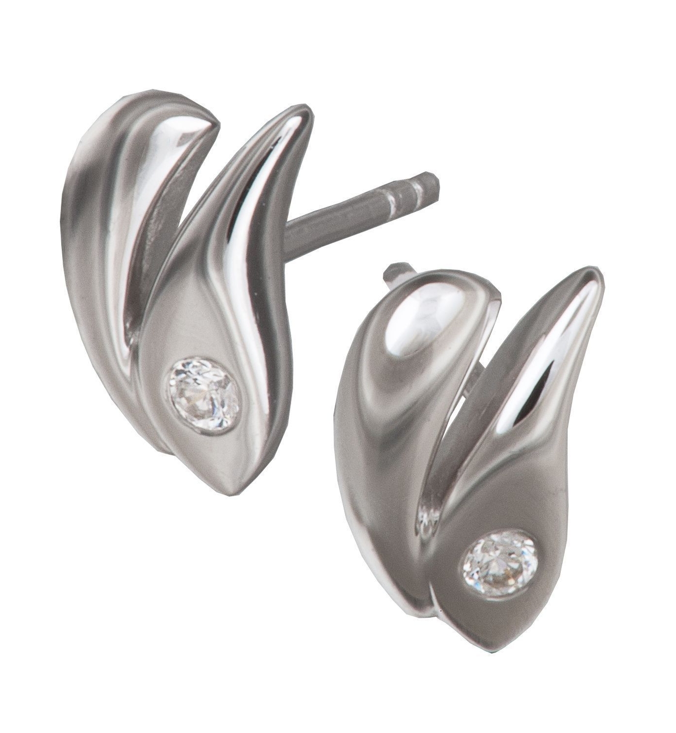 Orphelia Dames 925 Sterrenzilveren Oorbellen - Zilver ZO-5928