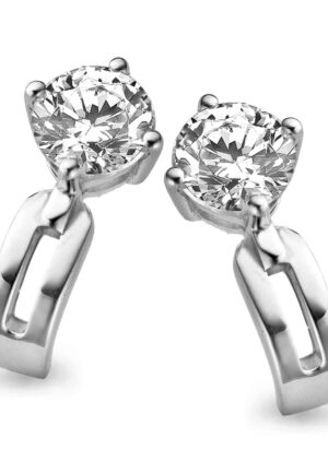 Orphelia Dames 925 Sterling Zilveren Stud Oorbellen - Zilver ZO-5142