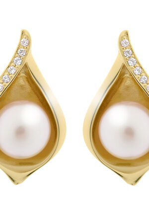 Orphelia 'Sophia' Dames 925 Sterling Zilveren Oorbellen - Goud ZO-7234/G