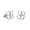 Orphelia 'Aida' Dames 925 Sterling Zilveren Stud Oorbellen - Zilver ZO-7472 - Afbeelding 2