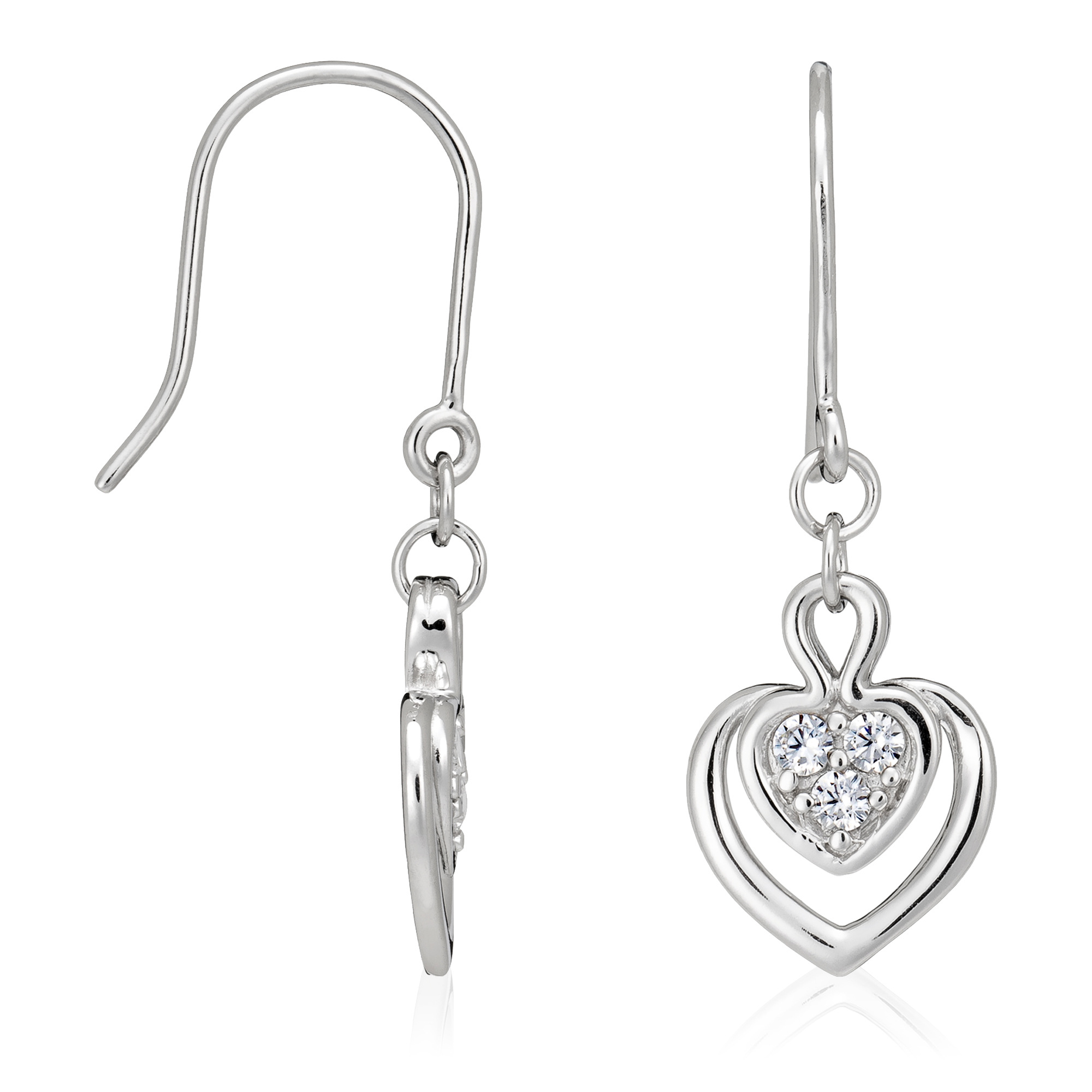 Orphelia Dames 925 Sterling Zilveren Oorbellen - Zilver ZO-5120