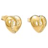 Orphelia 'Amore' Dames 925 Sterling Zilveren Stud Oorbellen - Goud ZO-7577/G