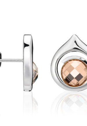 Orphelia Dames 925 Sterling Zilveren Stud Oorbellen - Zilver ZO-5979